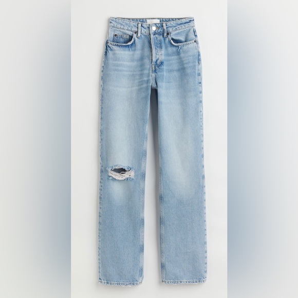 H&M Denim - H&M straight high jeans-New
